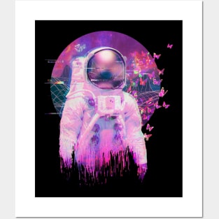 Astronaut Astro Plane Space Design Posters and Art